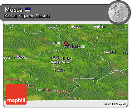 Satellite Panoramic Map of Musta