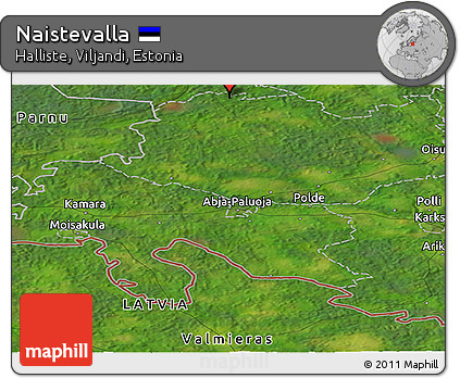 Satellite Panoramic Map of Naistevalla