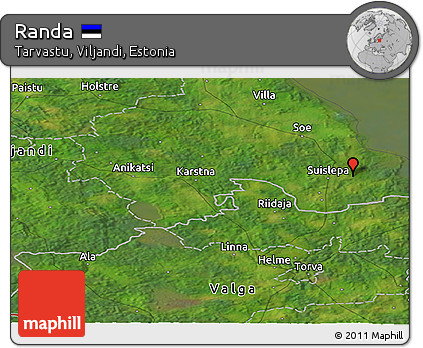 Satellite Panoramic Map of Randa
