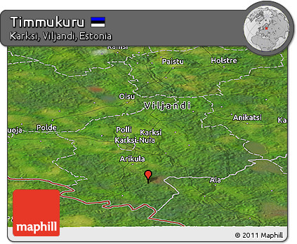 Satellite Panoramic Map of Timmukuru