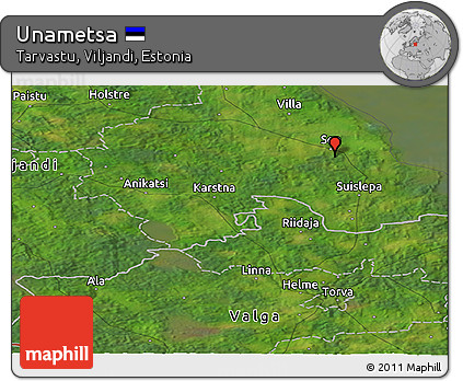 Satellite Panoramic Map of Unametsa