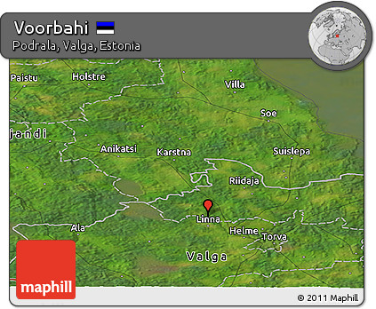 Satellite Panoramic Map of Voorbahi