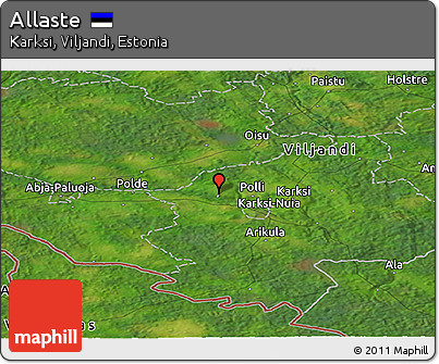 Satellite Panoramic Map of Allaste