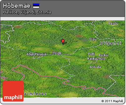 Satellite Panoramic Map of Hõbemäe