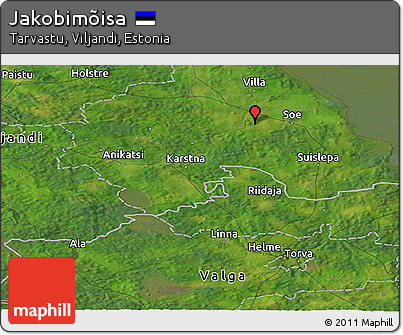 Satellite Panoramic Map of Jakobimõisa