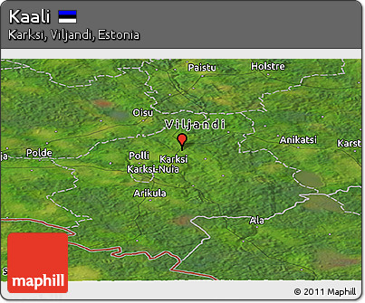Satellite Panoramic Map of Kaali