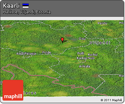 Satellite Panoramic Map of Kaarli