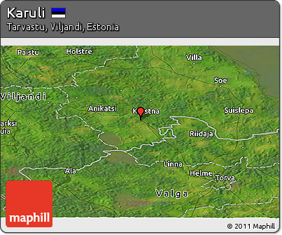 Satellite Panoramic Map of Karuli