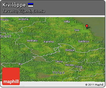 Satellite Panoramic Map of Kivilõppe