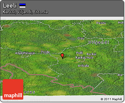 Satellite Panoramic Map of Leeli