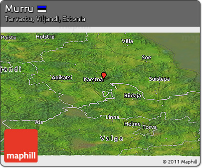 Satellite Panoramic Map of Murru