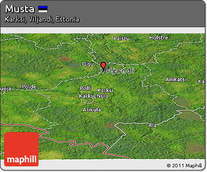 Satellite Panoramic Map of Musta