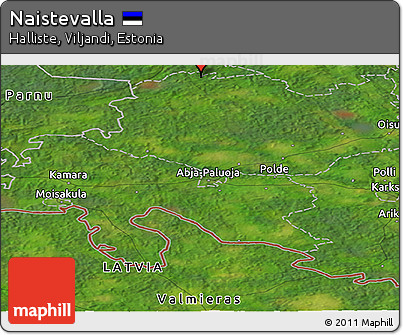 Satellite Panoramic Map of Naistevalla