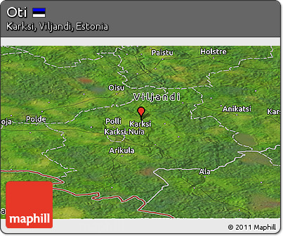 Satellite Panoramic Map of Oti