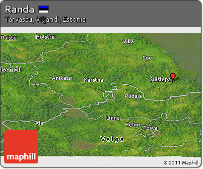 Satellite Panoramic Map of Randa