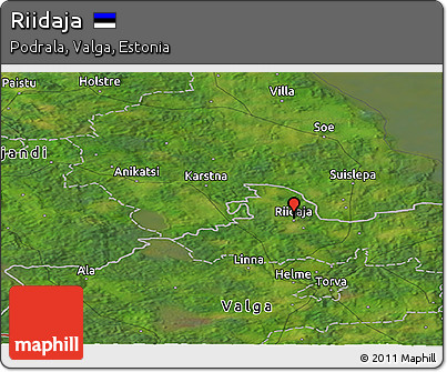Satellite Panoramic Map of Riidaja