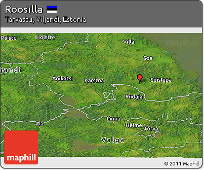 Satellite Panoramic Map of Roosilla