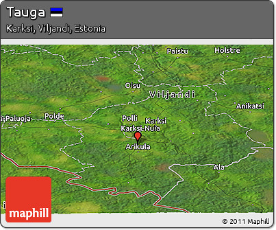 Satellite Panoramic Map of Tauga