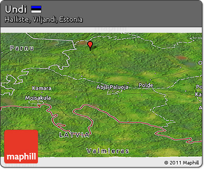 Satellite Panoramic Map of Undi
