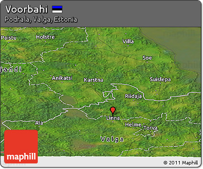 Satellite Panoramic Map of Voorbahi