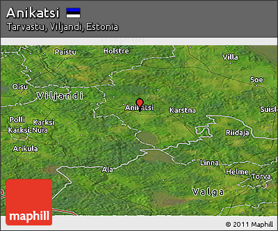 Satellite Panoramic Map of Anikatsi