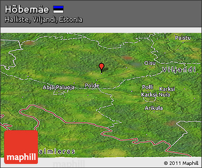 Satellite Panoramic Map of Hõbemäe