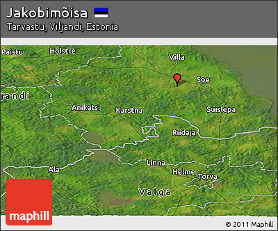 Satellite Panoramic Map of Jakobimõisa