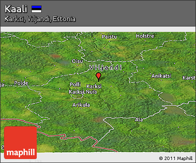 Satellite Panoramic Map of Kaali