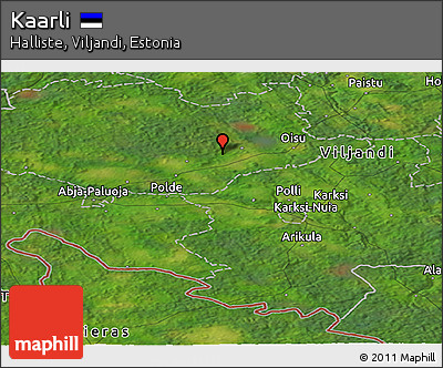 Satellite Panoramic Map of Kaarli