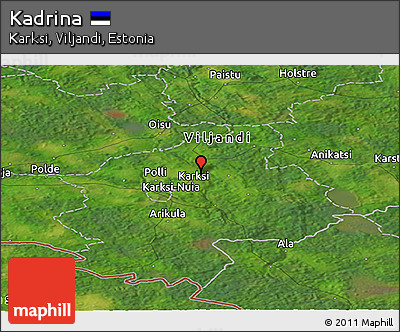 Satellite Panoramic Map of Kadrina