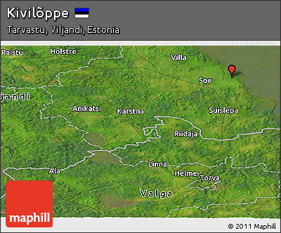 Satellite Panoramic Map of Kivilõppe