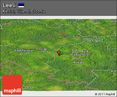 Satellite Panoramic Map of Leeli