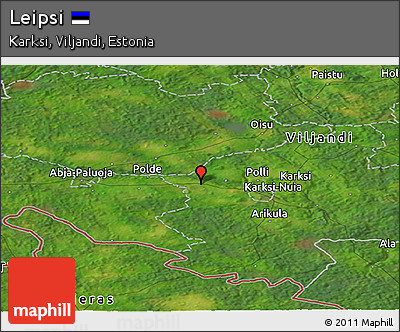Satellite Panoramic Map of Leipsi