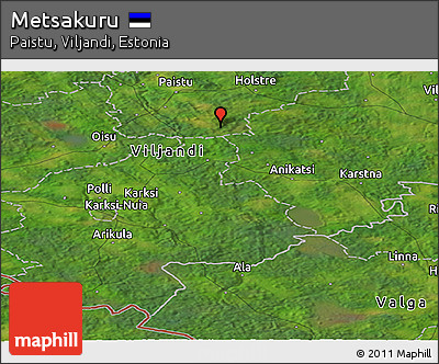 Satellite Panoramic Map of Metsakuru