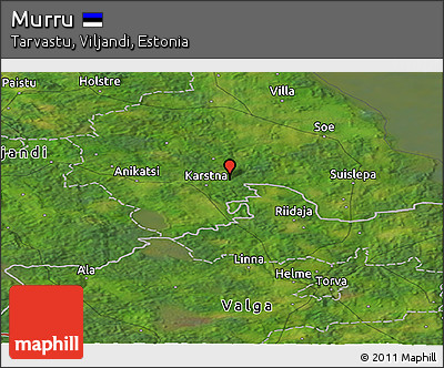 Satellite Panoramic Map of Murru