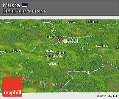 Satellite Panoramic Map of Musta