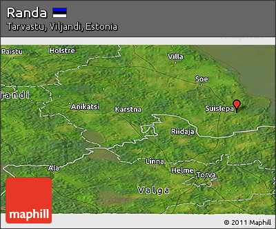 Satellite Panoramic Map of Randa