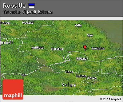 Satellite Panoramic Map of Roosilla
