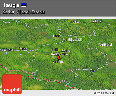 Satellite Panoramic Map of Tauga