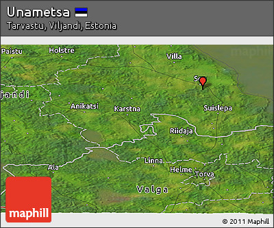 Satellite Panoramic Map of Unametsa
