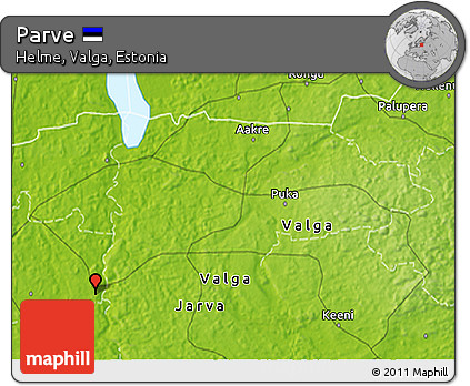 Physical 3D Map of Parve