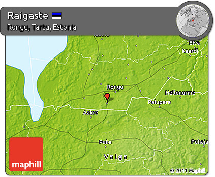 Physical 3D Map of Raigaste