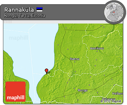 Physical 3D Map of Rannaküla