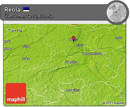 Physical 3D Map of Reola