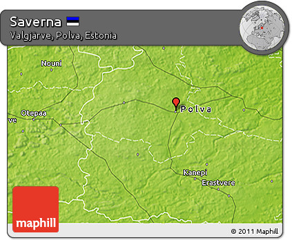 Physical 3D Map of Saverna