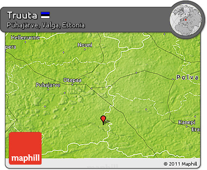 Physical 3D Map of Truuta
