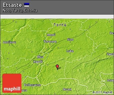 Physical 3D Map of Etsaste