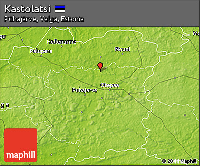 Physical 3D Map of Kastolatsi