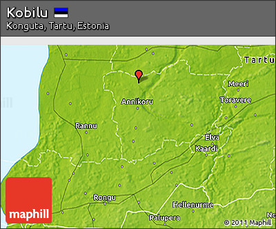 Physical 3D Map of Kobilu