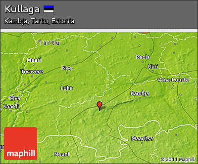 Physical 3D Map of Kullaga